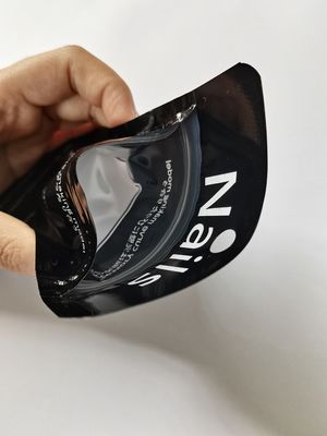 OEM PET VMPET CPP Ziplock Packaging Bags One side transparent For Cosmetics