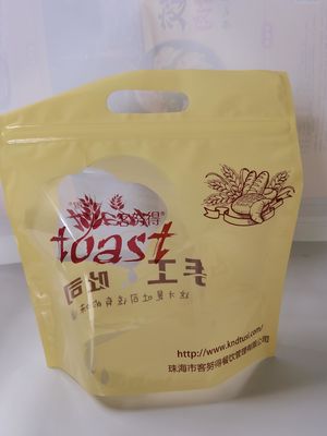 Customized Size 70microns Resealable Stand Up Pouches Gravure printing