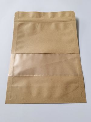 Food Grade OEM Paper Plastic Composite Bag With Visible Window