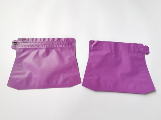 Die Cutting OEM Custom Ziplock Clothing Bags Light Resistance