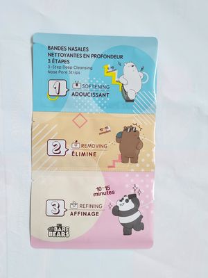 Blackhead Strip Bags， With Aluminun Material And Side Open