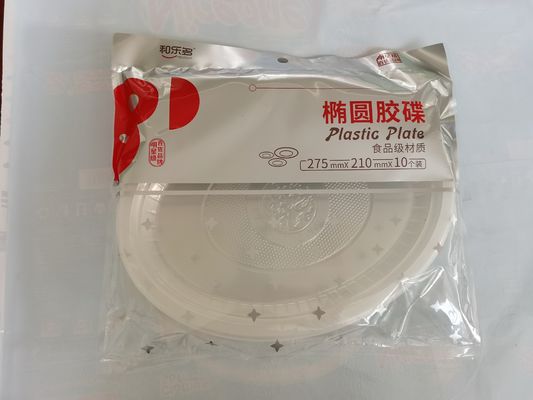 transparent OPP Plastic Header Bag Composite For Packaging