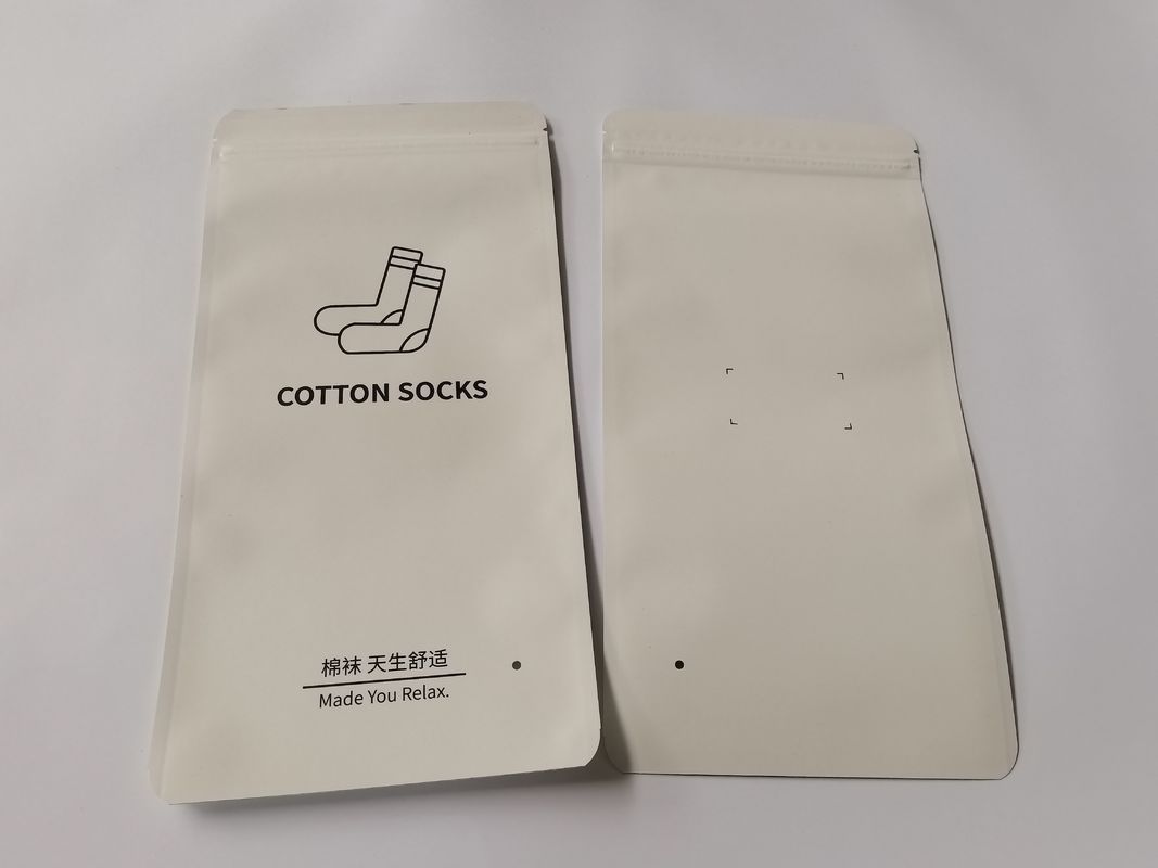 Oxygen Proof 140mircrons Custom Clothing Packaging Bags Composite Technology